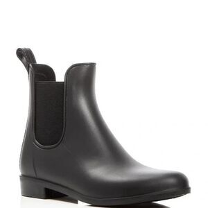 Sam Edelman Tinsley Chelsea Rubber Rain Boots in Black - Size 6